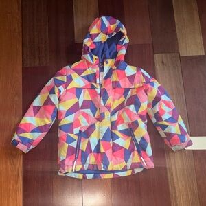 Cat & Jack Multicolor Geometric Puffer Jacket